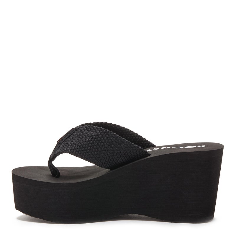 Rocket Dog Women's Crush Platform Thong Sandal,Black,9 M - Image 3